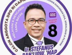 Calon Anggota DPD-RI Ir.Stefanus B.A.N.Liow MAP Perubahan Baru Rakyat Sulut