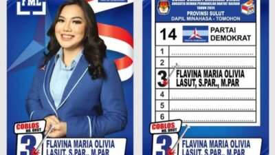 Flavina Maria Olivia Lasut Miliki Potensi Besar Menyegel Satu Kursi DPRD Provinsi