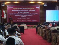 KPU Kota Pekalongan Resmi Lantik 81 PPS Pilgub dan Pilwalkot 2024