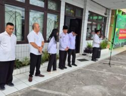 Seluruh Jajaran Kemenag Manado melaksanakan Kegiatan Apel Pagi, Sahril Bachrudin : Lebih Tingkatan Kedisiplinan