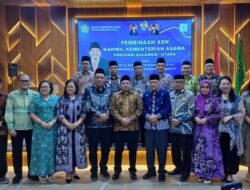 KakanKemenag Manado Hj.Rogaya Udin Hadiri Kegiatan Pembinaan ASN Kemenag Sulut Oleh Sekjen Kemenag RI