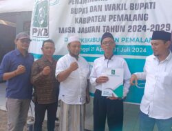 Moch Torik Ambil Formulir Bacawabup Pemalang di Kantor DPC PKB