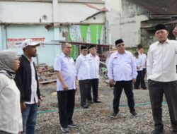 Kakanwil Tinjau Proses Pembangunan Gedung PLHUT Kemenag Kota Kotamobagu