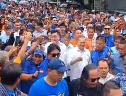 Koalisi Dengan Rakyat, E2L – HJP di Antar Ribuan Pendukung Mendaftar Bacalon Gubernur di KPU Sulut