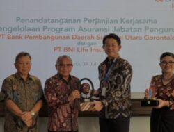 Bank SulutGo Jalin Kerja Sama Dengan BNI Life, Tingkatkan Perlindungan Asuransi Jabatan Pengurus