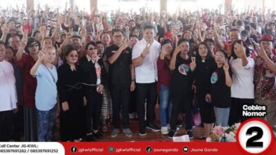 Ribuan Keluarga Besar Maramis Minut Deklarasikan Dukung Penuh JGKWL  di Pilkada 2024