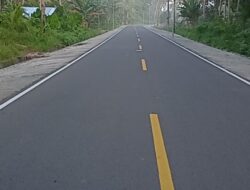 Terkait Pekerjaan Ruas Jalan Di Beo-Esang-Rainis Masyarakat Talaud Apresiasi Kinerja PT. AKAS