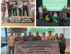 Pajak Daerah Makin Mudah Dibayar:Kolaborasi BSG,Tokopedia Dan Pemkot Manado