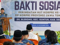 HUT Ke-53 Korpri, Bakti Sosial Digelar di Desa Blerong Demak