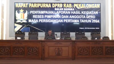 Penyampaian Laporan Hasil Reses Masa Persidangan Pertama Tahun 2024