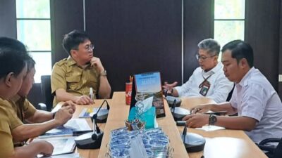 Kunker Walikota Manado Andrei Angouw Di dampingi Kadis PUPR Jhonny Suwu Ke BPJN Sulut