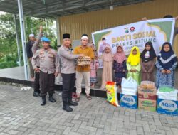Bakti Sosial Polres Bitung dalam Rangka Ramadhan suci di Pondok Tahfidz Daarul Falah