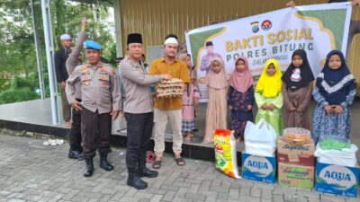 Bakti Sosial Polres Bitung dalam Rangka Ramadhan suci di Pondok Tahfidz Daarul Falah