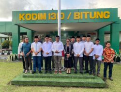 Kapolres Bitung menghadiri Kegiatan Buka Puasa Bersama di Markas Kodim 1310 Bitung