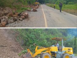 Reaksi Cepat BPJN Sulut Menangani Dampak Longsor Ruas Jalan Kaiya-Kotamobagu