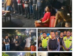 Kapolres Bitung AKBP ALBERT ZAI.,SIK.,MH Pimpin Patroli Cipta Kondisi untuk memberikan rasa aman dan nyaman kepada Warga Kota Bitung