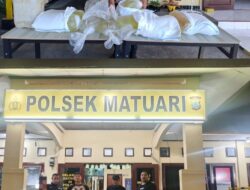 Ratusan liter minuman keras hendak diselundupkan ke Kota Bitung, digagalkan Tim Resmob Polsek Matuari Polres Bitung