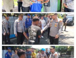 Mengharukan pertemuan Kapolres Bitung dengan seorang anak JOSUA LAHAMA (13 tahun), Siswa Kelas 7 SMP, seorang diri mengurus ayahnya yang sakit