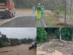 Longsor di Ruas Jalan Kotamobagu – Manado Langsung di Respon Cepat BPJN sulut