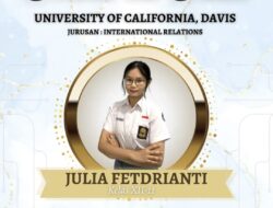 Julia Fedrianti Siswa SMAN 1 Manado Wakili Sulut dalam Program Beasiswa Nasional di Luar Negeri