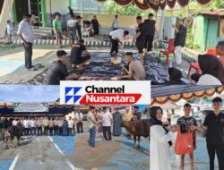 Polres Bitung Gelar Penyembelihan Hewan Kurban Idul Adha 1446 H