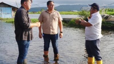 Sinergi BWS Sulawesi 1 Dengan Komisi XI DPR-RI Sulut Tinjau Lokasi Banjir di Tondano