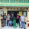 Unit Reskrim dan Resmob Polsek Aertembaga Berhasil Tangkap Pelaku Kepemilikan Senjata Tajam