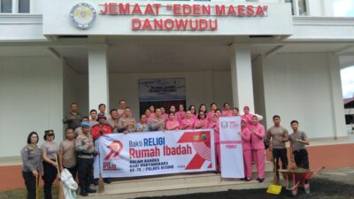 Kapolres Bitung Pimpin Bakti Religi di 10 Tempat Ibadah dan 1 Tempat Pekuburan Umum