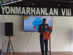 Komandan Yonmarhanlan VIII Bitung Jalin Silaturahmi Bersama Wartawan