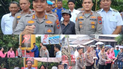 Polres Bitung Resmikan Sarana Air Bersih, 48 Kepala Keluarga Teraliri Air Bersih