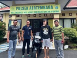 Kapolsek Aertembaga Pimpin Penangkapan Pelaku Penggelapan Sepeda Motor