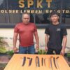 Kapolsek Lembeh Selatan Pimpin Operasi Sajam dan Temukan Enam Buah Senjata Tajam