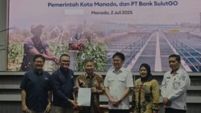 BSG Bersama PT SMI dan Pemkot Manado Tanda Tangan Perjanjian Dana Cadangan Kewajiban