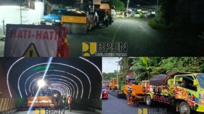 BPJN Sulut Perbaiki Dua Titik Jalan Berlubang di Manado-Tomohon dan MORR I