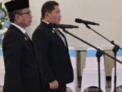 Putra BMR Tahlis Gallang Dilantik Sebagai Pj Sekdaprov Sulut, Gubernur Yulius: Komitmen Angkat Putra Daerah