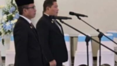 Putra BMR Tahlis Gallang Dilantik Sebagai Pj Sekdaprov Sulut, Gubernur Yulius: Komitmen Angkat Putra Daerah