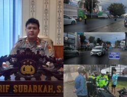 Oprasi Patuh Polres Bitung 2025, Tercatat 2737 Pelanggaran Lalu Lintas