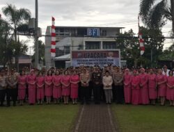 Polres Bitung Gelar Upacara Purna Tugas dengan Khidmat