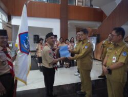 Wali Kota Bitung Lepas Kontingen Pramuka Berkebutuhan Khusus, Sampaikan Pesan Haru untuk Tampil Percaya Diri di Ajang Nasional