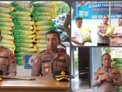 Peduli Ekonomi Rakyat, Polres Sitaro Gelar Gerakan Pangan Murah