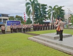 Kapolres Bitung Pimpin Upacara Hari Juang Polri Tahun 2025