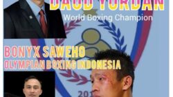 Latihan Bersama Daud Yordan dan Bonyx Saweho, Momentum Kebangkitan Tinju di Sulut