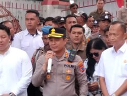 Unjuk rasa Aliansi Bitung bergerak, disambut pengamanan yang humanis