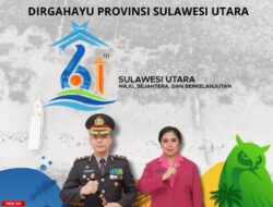 Kapolres Bitung AKBP Albert Zai, SIK., MH, Beserta Staf dan Bhayangkari Mengucapkan Dirgahayu Provinsi Sulawesi Utara ke-61