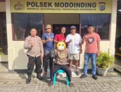 TIM Resmob Polres Bolmut Berhasil Temukan Korban Viral di Medsos, Diduga dibawah Ayah Tiri