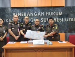 Kejati Sulut Terima Pengembalian Kerugian Negara Rp2 Miliar Lebih dari Kasus Korupsi Proyek ISDB Unsrat