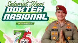 Kasat Reskrim Polres Bolmong Utara IPTU Mario Sopacoly Ucapkan Selamat Hari Dokter Nasional 2025