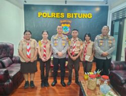 Kapolres Bitung Dukung Penuh Saka Bhayangkara di Perkemahan Nasional 2025 di Gorontalo