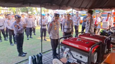 Waka Polda Sulut Kunjungi Polres Bitung, Apresiasi Kesiapan Tanggap Darurat Bencana