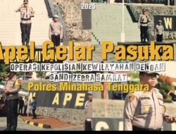 Apel Gelar Pasukan Operasi Kepolisian Kewilayahan dengan Sandi Zebra Samrat 2025 di Polres Mitra